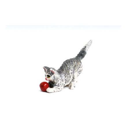 Mini: Katze mit Ball
