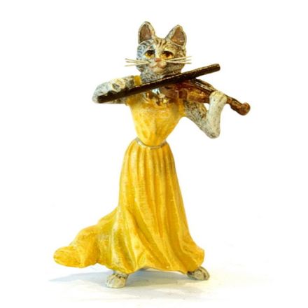 Katzendame Violine