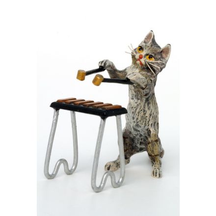Katze Xylophon (2-tlg)