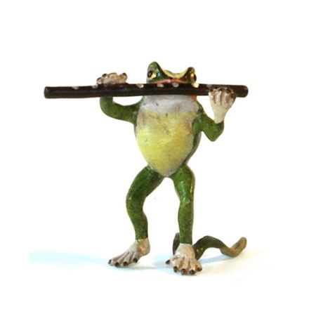 Frosch Querflöte
