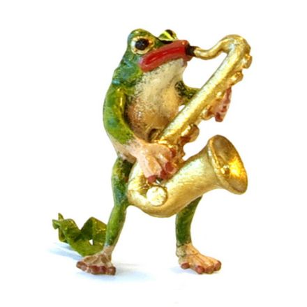 Frosch Saxophon