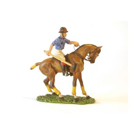 Polo Teamspieler/blaues Shirt