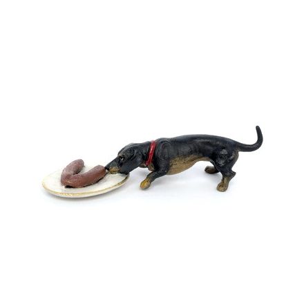Dackel Teller/Wurst