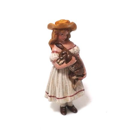 Mädchen mit Hasen