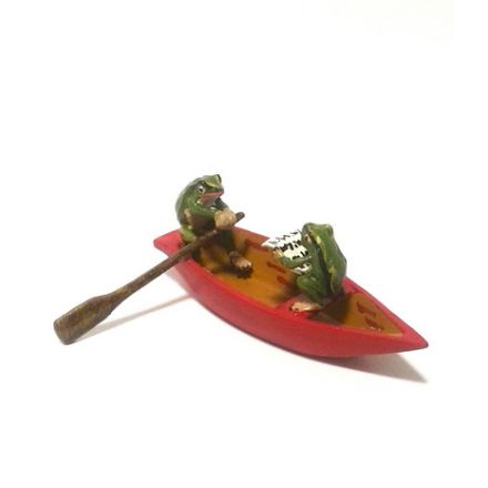 Frösche im Boot