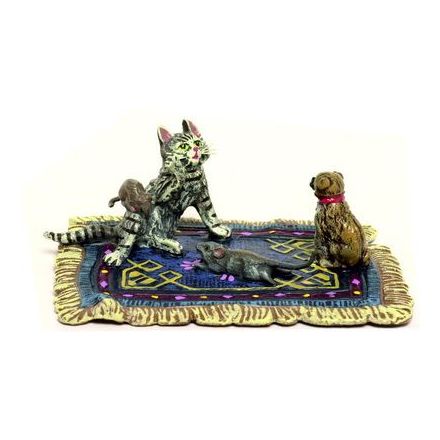 Katze Teppich Mops/Maus