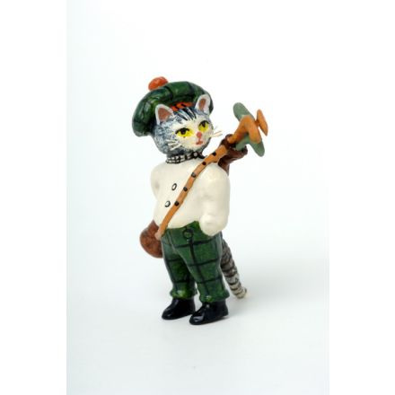 Katze Golfer