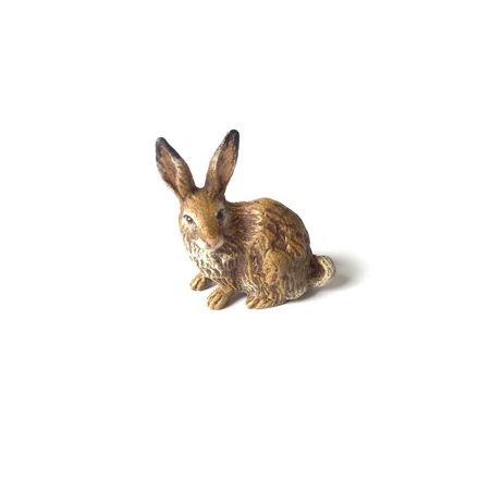 Hase sitzend/Ohren hoch
