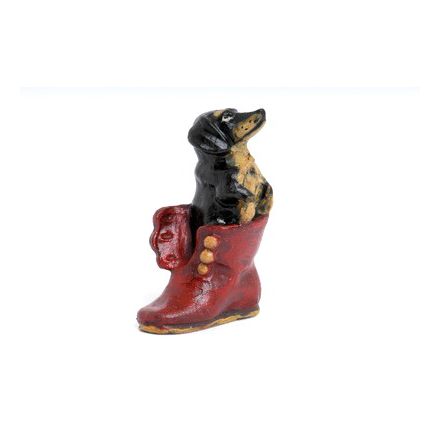 Dackel im Schuh