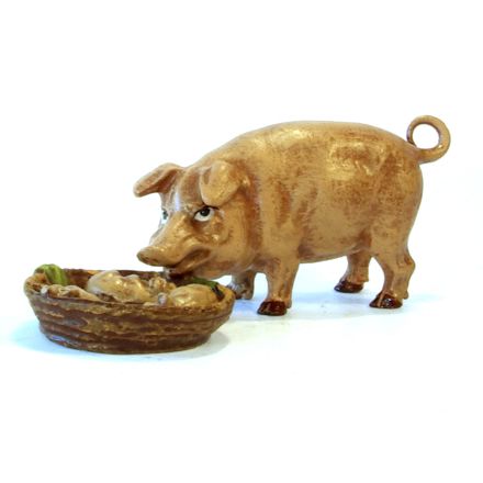 Schweinemutter mit Jungen