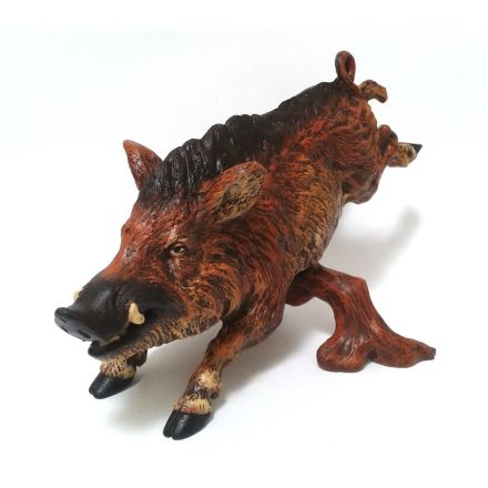 Gr. Wildschwein springend/Ast